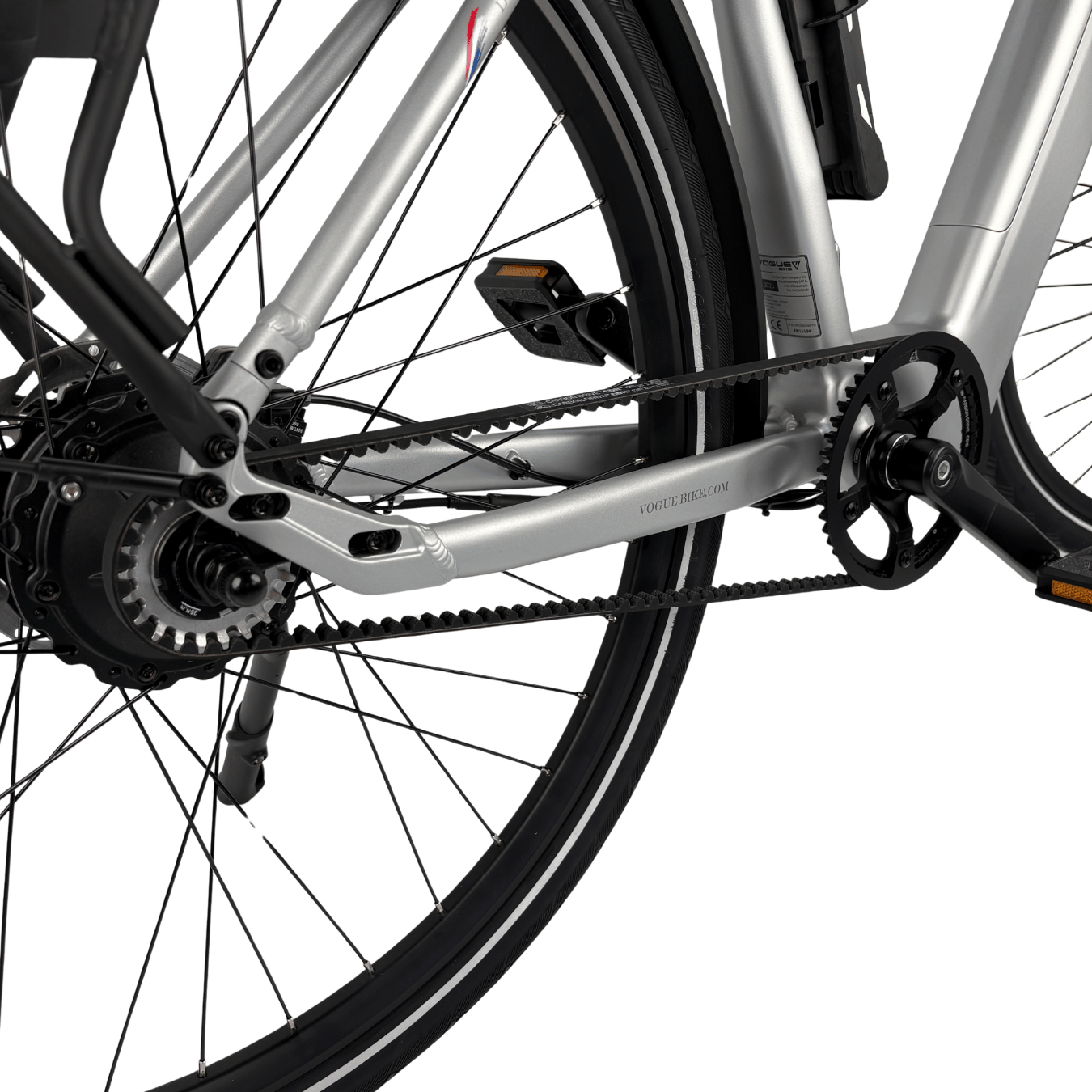 Vogue Motion Man - Hoge Instap - Titanium Grijs - Elektrische Fiets