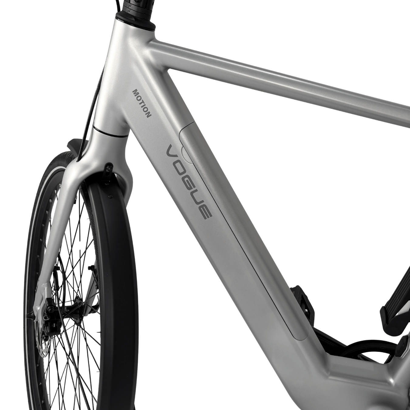 Vogue Motion Man - Hoge Instap - Titanium Grijs - Elektrische Fiets