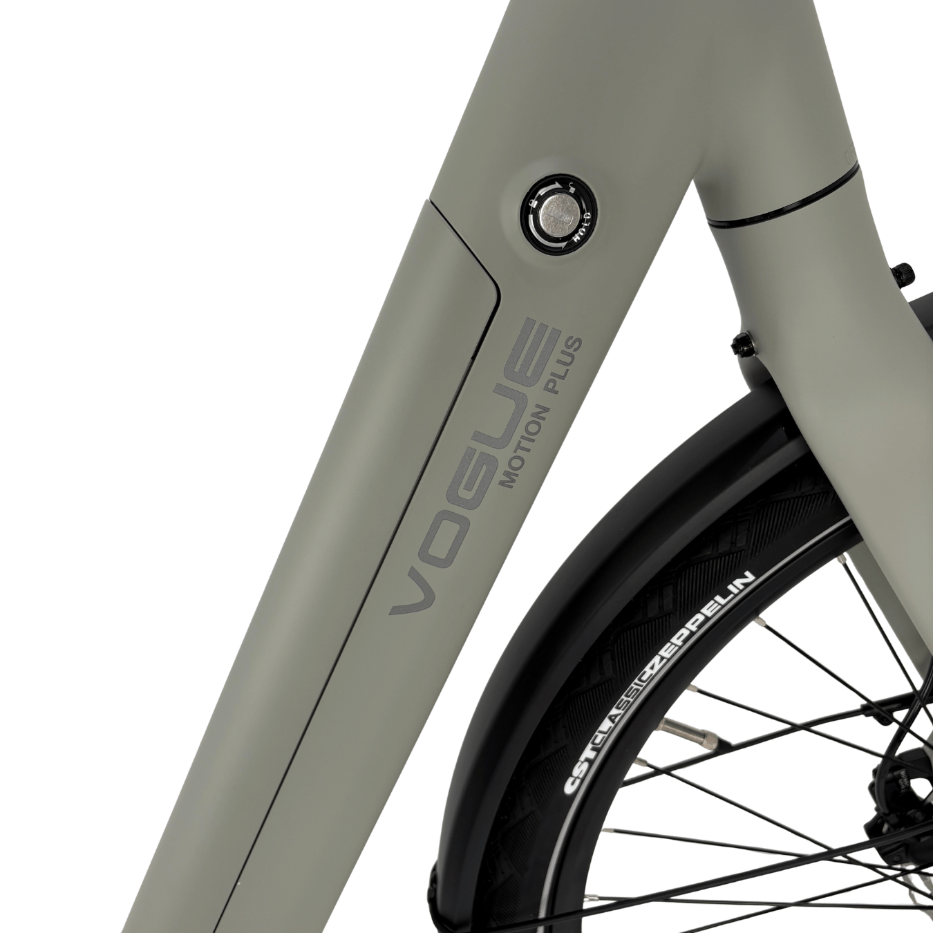 Vogue Motion Plus - Lage Instap - Cement Grey - Elektrische Fiets