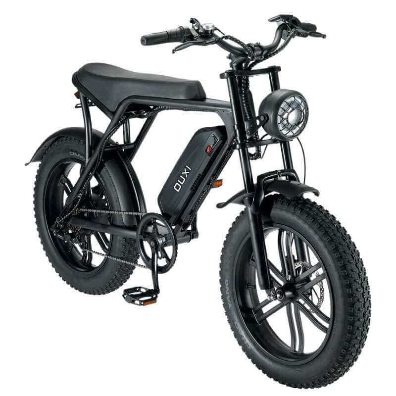 Ouxi V8 Fatbike - Dubbele Accu - Zwart - Dailyride