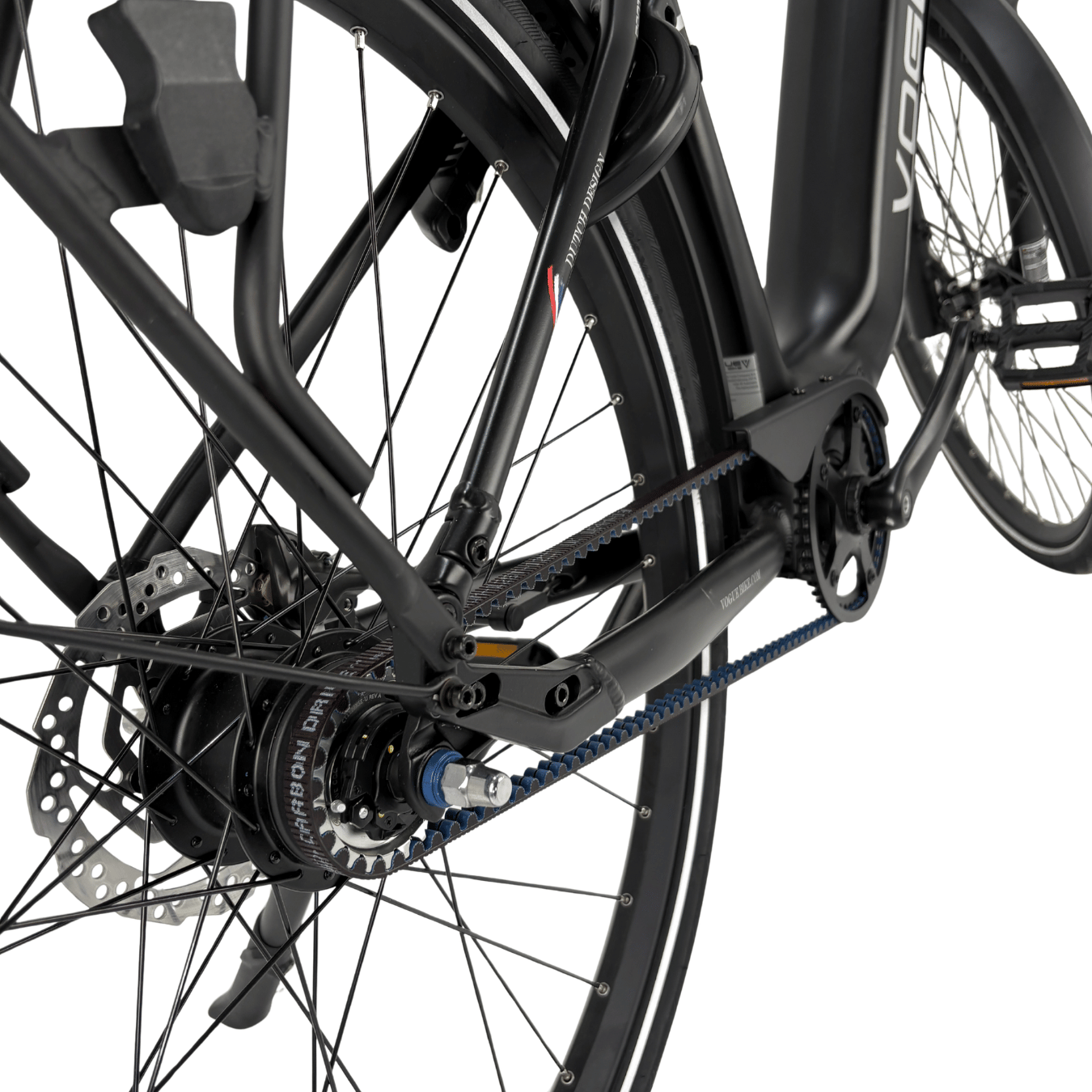 Vogue Pantheon - Lage Instap - zwart - Elektrische Fiets