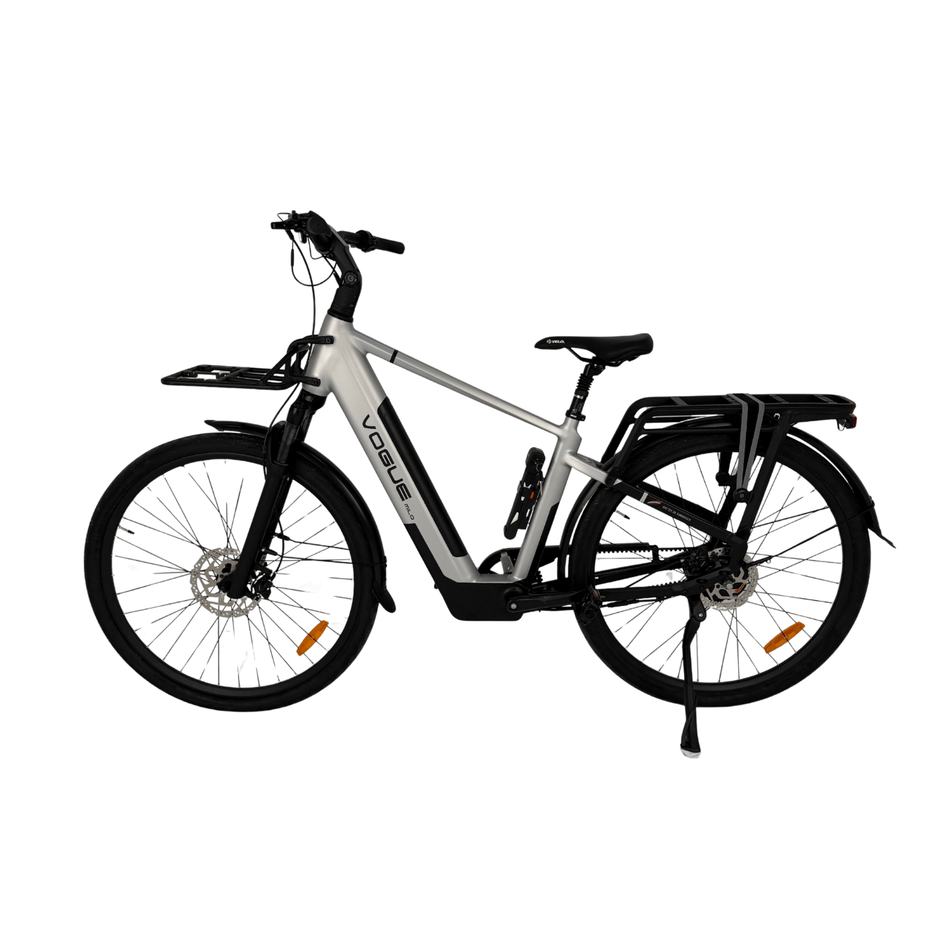 Vogue Milo Man - Mat Titanium Grijs - 468Wh - Elektrische Fiets