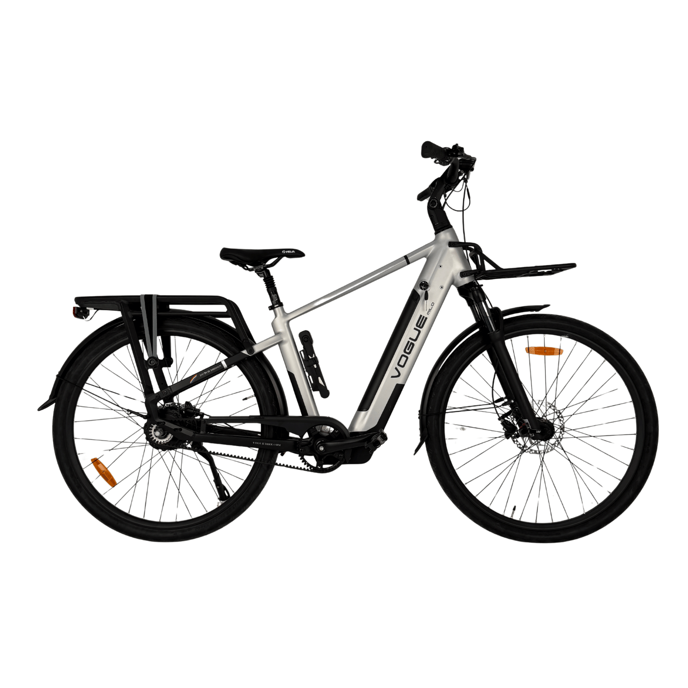 Vogue Milo Man - Mat Titanium Grijs - 468Wh - Elektrische Fiets
